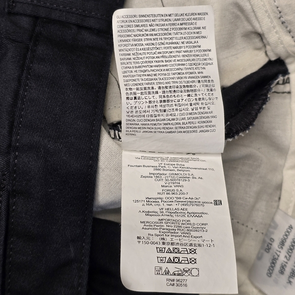 Vans Shorts Chino Style Size 34 - Picture 8 of 8